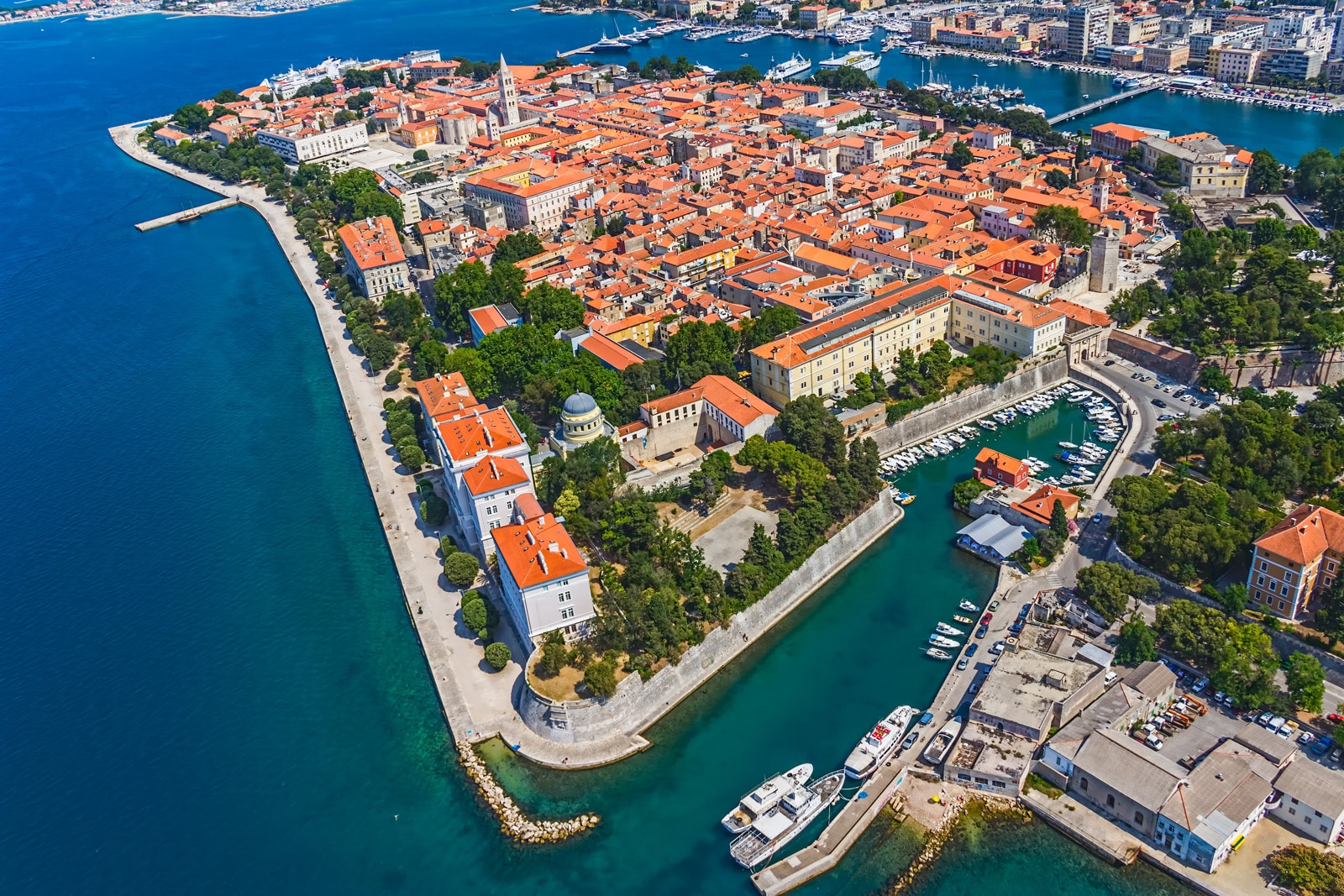 Zadar en Croatie