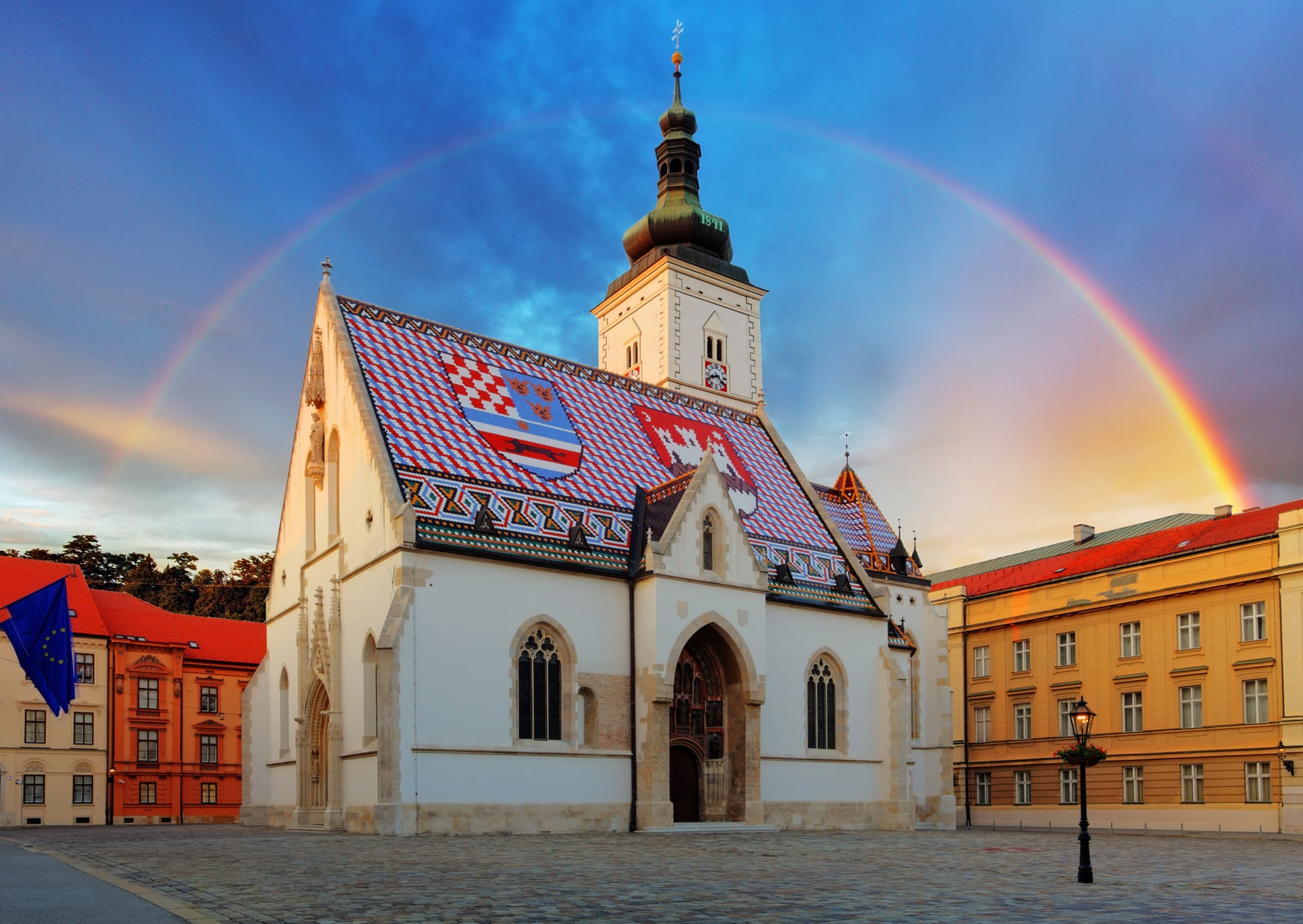 église Saint-Marc de ZAGREB en Croatie