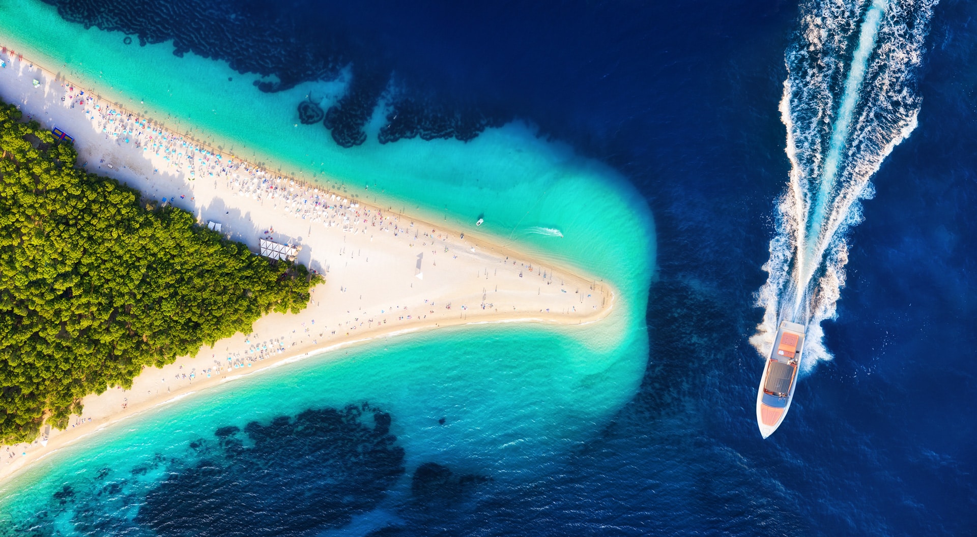 Zlatni Rat île de Brac Croatie