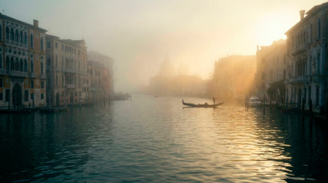 Venise en Février La sérénité de Venise en hiver, loin de la foule estivale.
